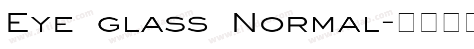 Eye glass Normal字体转换